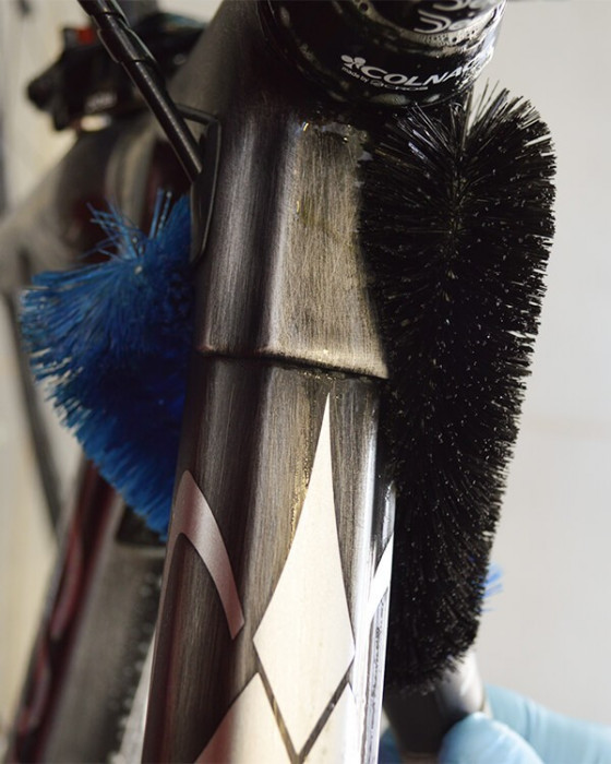 Spazzola per lavaggio bici