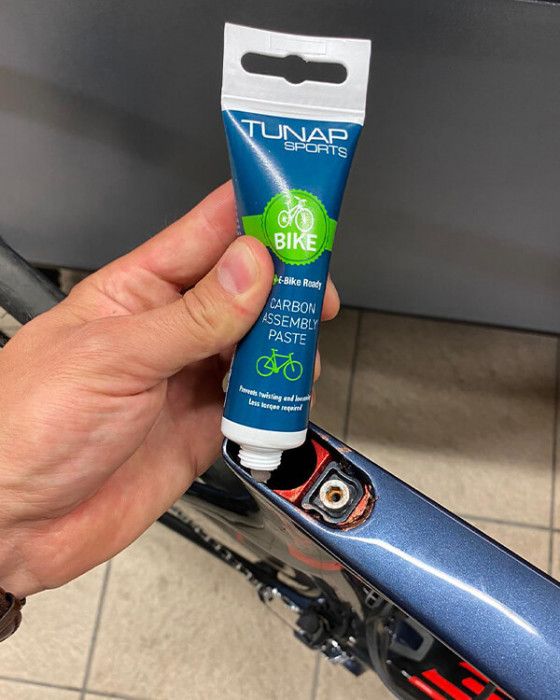 pasta montaggio carbonio